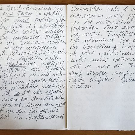 Zweites Künstlerisches Tagebuch